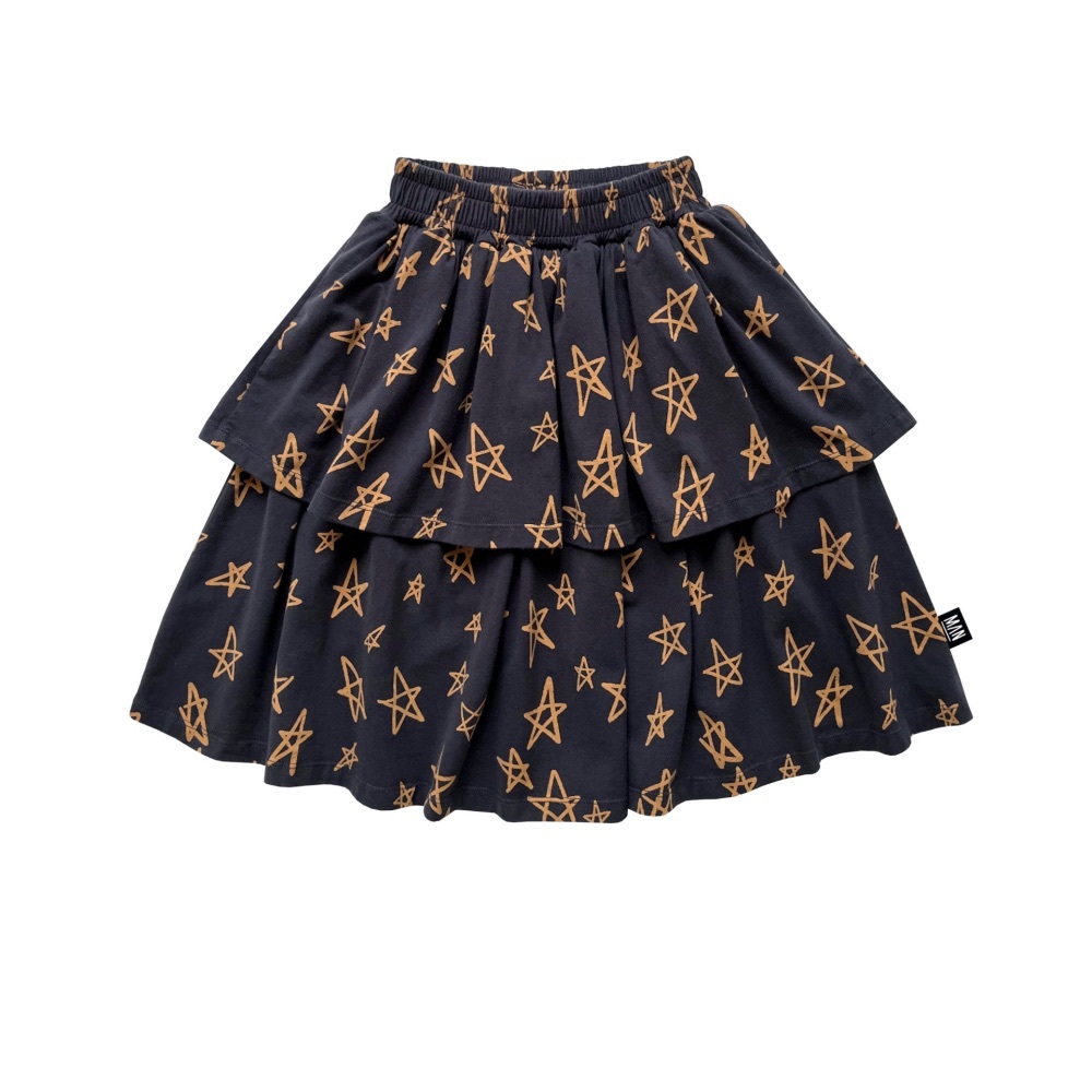Little Man Happy Star Layered Skirt Size 7/9 years